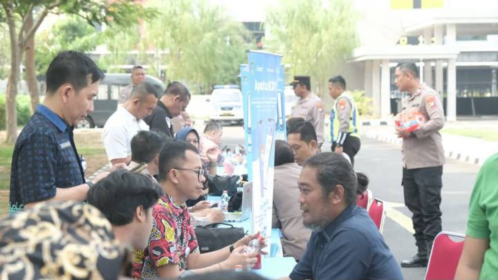 Dukcapil Nyaba Sambangi Polres Metro Tangerang Kota, Kebut Aktivasi IKD untuk Agen Bansos