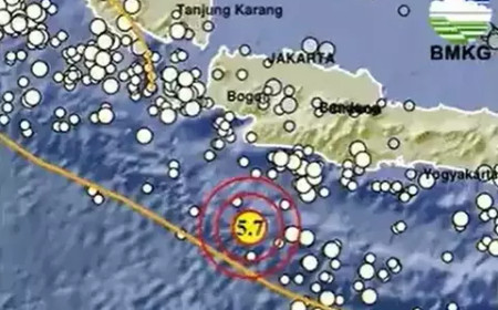 5 Fakta Gempa M 5,7 Guncang Selatan Jawa 11 Oktober 2026