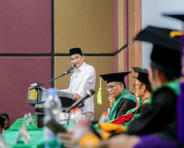 Kukuhkan 5 Profesor Lintas Disiplin Ilmu, UIN SMH Banten Kejar Target 60 Guru Besar